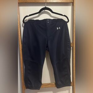 Girls Nave Blue Under Armour Softball Pants